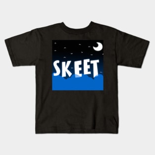 Skeet Language in Air over Moon Kids T-Shirt